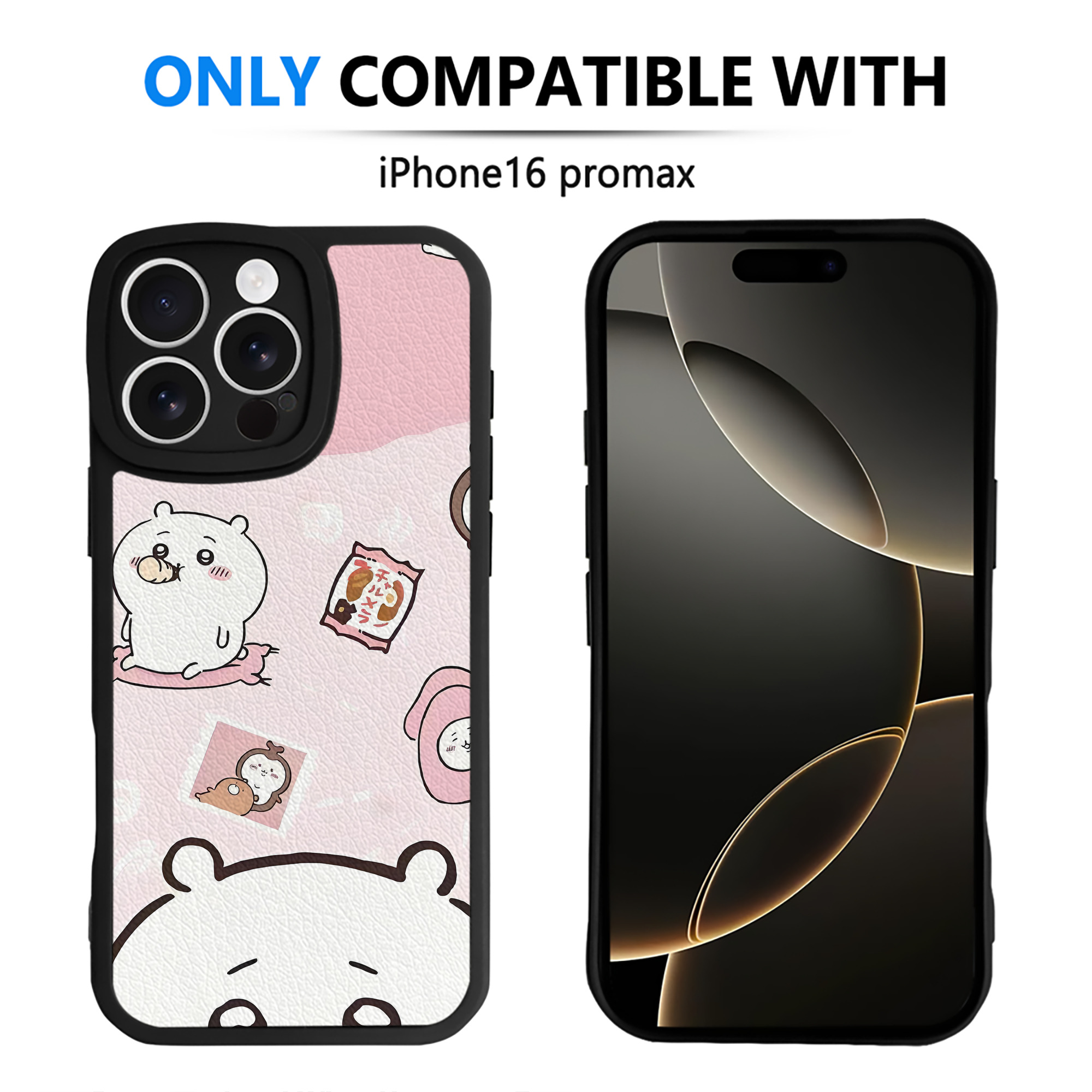 （画像用） ちいかわ Chii-kawa 【iPhone 16シリーズ対応】シリコンスマホケース（レザー調） 材質：シリコン